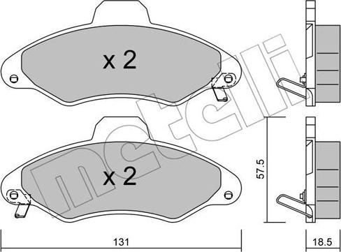 Metelli 22-0071-1 - Jarrupala, levyjarru inparts.fi