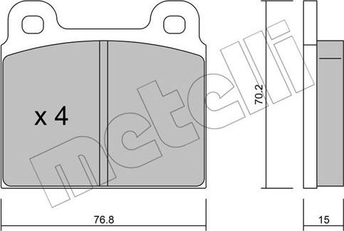 Metelli 22-0078-1 - Jarrupala, levyjarru inparts.fi