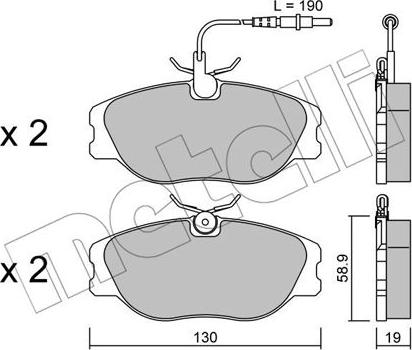 Metelli 22-0072-4 - Jarrupala, levyjarru inparts.fi