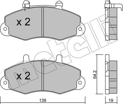 Metelli 22-0194-1 - Jarrupala, levyjarru inparts.fi