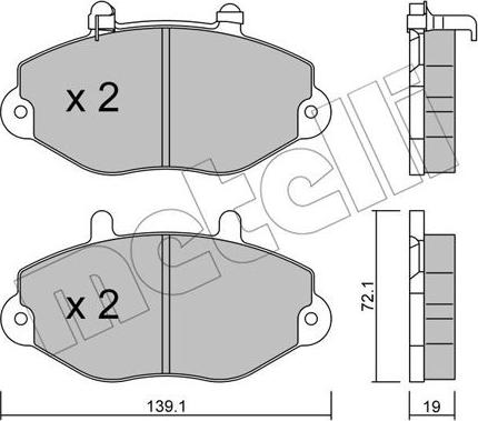 Metelli 22-0195-1 - Jarrupala, levyjarru inparts.fi