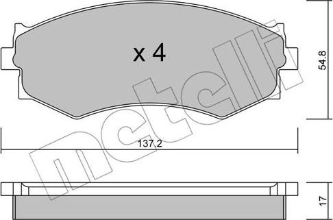 Metelli 22-0190-0 - Jarrupala, levyjarru inparts.fi