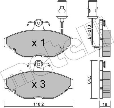 Metelli 22-0191-0 - Jarrupala, levyjarru inparts.fi