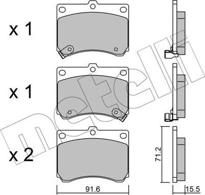 Metelli 22-0197-0 - Jarrupala, levyjarru inparts.fi