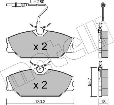 Metelli 22-0142-0 - Jarrupala, levyjarru inparts.fi