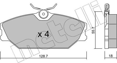 Metelli 22-0142-2 - Öljynsuodatin inparts.fi