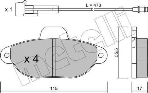 Metelli 22-0159-0 - Jarrupala, levyjarru inparts.fi