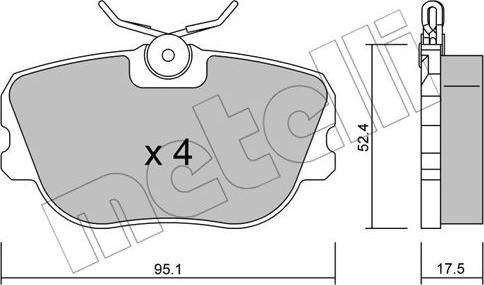 Metelli 22-0150-0 - Jarrupala, levyjarru inparts.fi