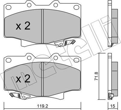 Metelli 22-0153-0 - Jarrupala, levyjarru inparts.fi