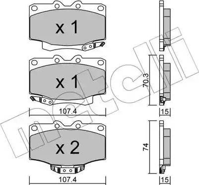 Metelli 22-0152-0 - Jarrupala, levyjarru inparts.fi