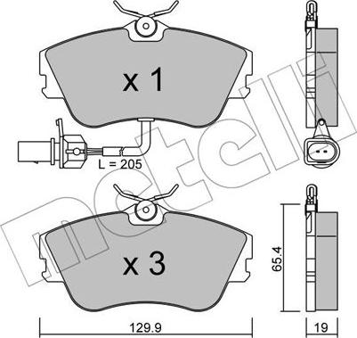 Metelli 22-0164-1 - Jarrupala, levyjarru inparts.fi