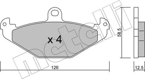 Metelli 22-0165-1 - Jarrupala, levyjarru inparts.fi