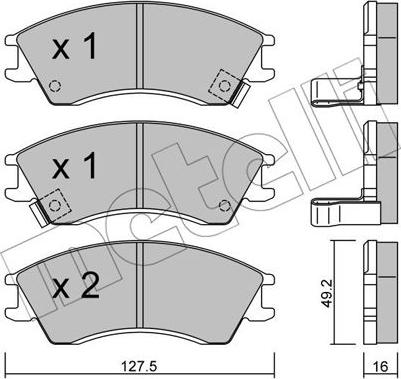 Metelli 22-0160-0 - Jarrupala, levyjarru inparts.fi