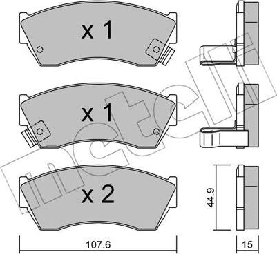 Metelli 22-0168-0 - Jarrupala, levyjarru inparts.fi