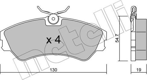 Metelli 22-0162-0 - Öljynsuodatin inparts.fi