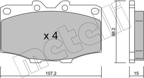 Metelli 22-0109-0 - Jarrupala, levyjarru inparts.fi