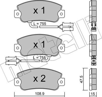 Metelli 22-0104-1 - Jarrupala, levyjarru inparts.fi