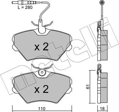 Metelli 22-0106-0 - Jarrupala, levyjarru inparts.fi