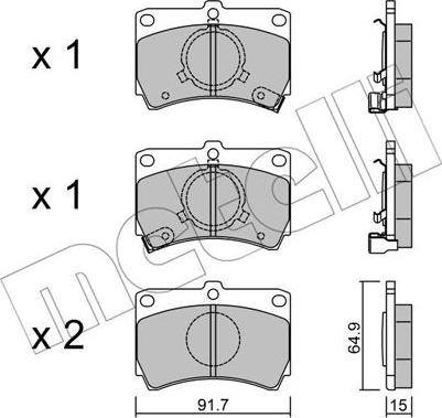 Metelli 22-0103-0 - Jarrupala, levyjarru inparts.fi