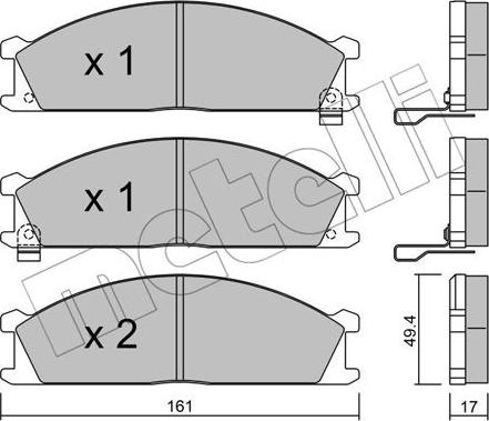 Metelli 22-0107-1 - Jarrupala, levyjarru inparts.fi