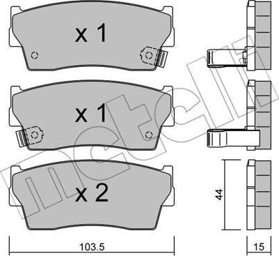 Metelli 22-0116-0 - Jarrupala, levyjarru inparts.fi