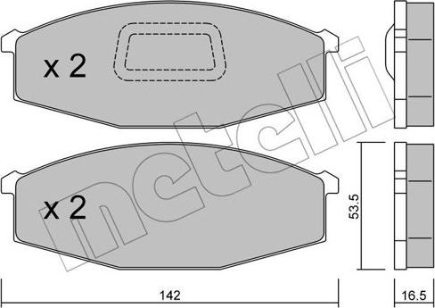 Metelli 22-0110-1 - Jarrupala, levyjarru inparts.fi