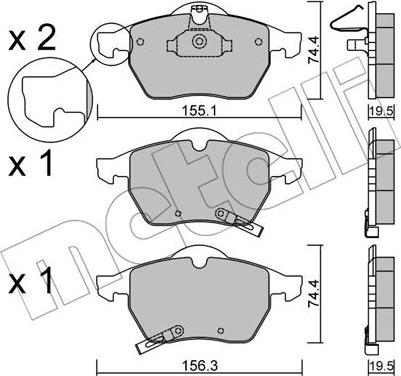 Metelli 22-0118-1 - Jarrupala, levyjarru inparts.fi