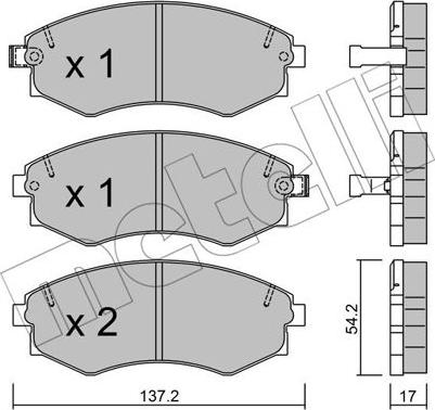 Metelli 22-0188-1 - Jarrupala, levyjarru inparts.fi