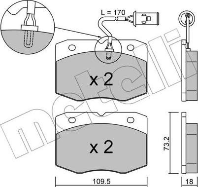 Metelli 22-0139-0 - Jarrupala, levyjarru inparts.fi