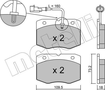 Metelli 22-0139-1 - Jarrupala, levyjarru inparts.fi