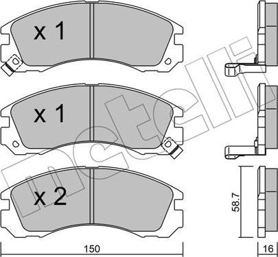 Metelli 22-0134-0 - Öljynsuodatin inparts.fi