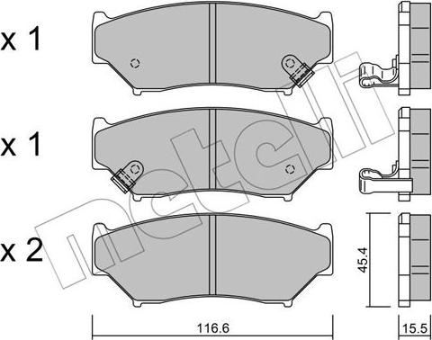 Metelli 22-0136-0 - Jarrupala, levyjarru inparts.fi