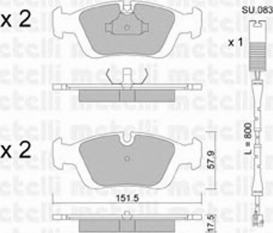 Metelli 22-0124-0K - Jarrupala, levyjarru inparts.fi