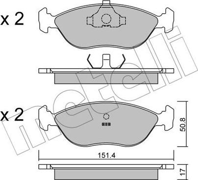 Metelli 22-0126-0 - Jarrupala, levyjarru inparts.fi