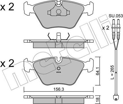 Metelli 22-0122-2K - Jarrupala, levyjarru inparts.fi