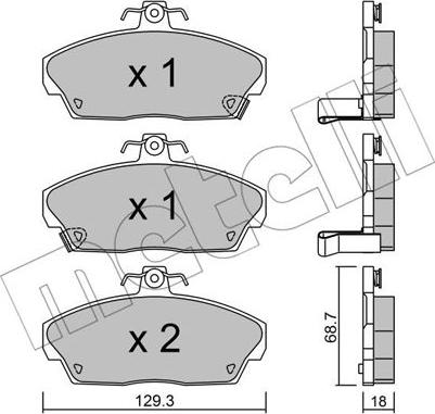 Metelli 22-0174-0 - Jarrupala, levyjarru inparts.fi