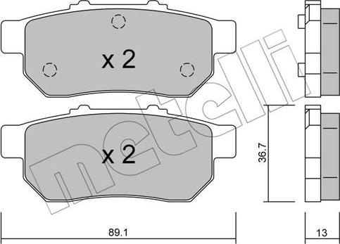 Metelli 22-0176-0 - Jarrupala, levyjarru inparts.fi