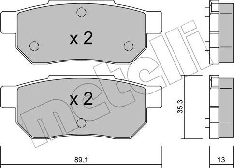 Metelli 22-0170-0 - Jarrupala, levyjarru inparts.fi