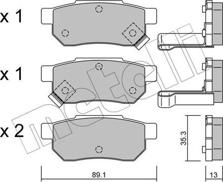 Metelli 22-0170-1 - Jarrupala, levyjarru inparts.fi