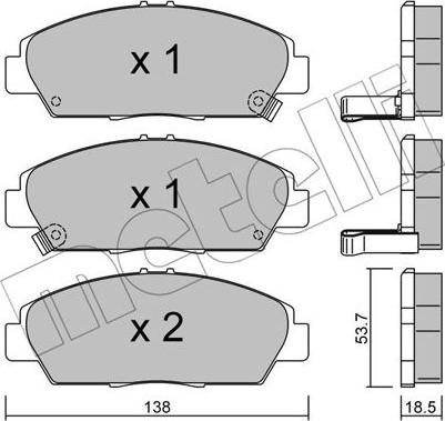 Metelli 22-0172-0 - Jarrupala, levyjarru inparts.fi