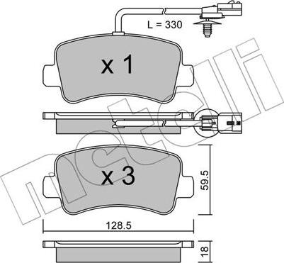 Metelli 22-0899-0 - Öljynsuodatin inparts.fi