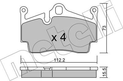 Metelli 22-0894-0 - Jarrupala, levyjarru inparts.fi