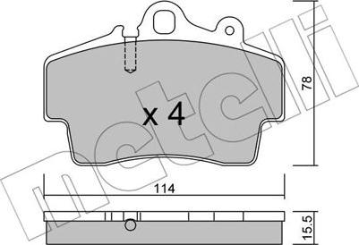 Metelli 22-0891-0 - Jarrupala, levyjarru inparts.fi