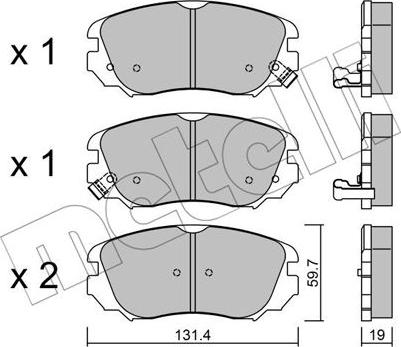 Metelli 22-0841-0 - Öljynsuodatin inparts.fi