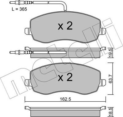 Metelli 22-0847-0 - Jarrupala, levyjarru inparts.fi