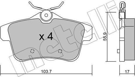 Metelli 22-0855-0 - Öljynsuodatin inparts.fi