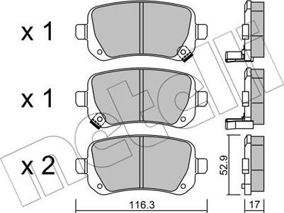 Metelli 22-0864-0 - Jarrupala, levyjarru inparts.fi