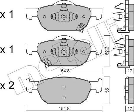 Metelli 22-0866-0 - Jarrupala, levyjarru inparts.fi