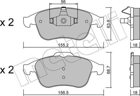 Metelli 22-0803-1 - Jarrupala, levyjarru inparts.fi