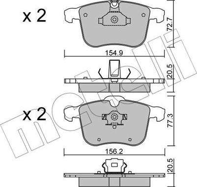 Metelli 22-0813-0 - Jarrupala, levyjarru inparts.fi